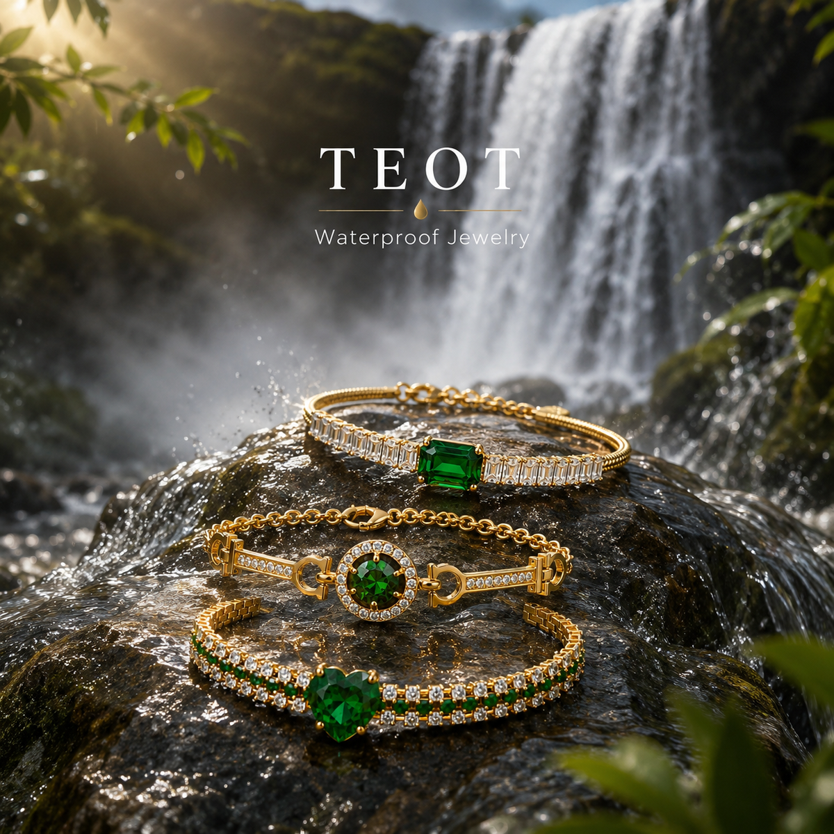 TEOT™ Emerald Signature Bracelet Set