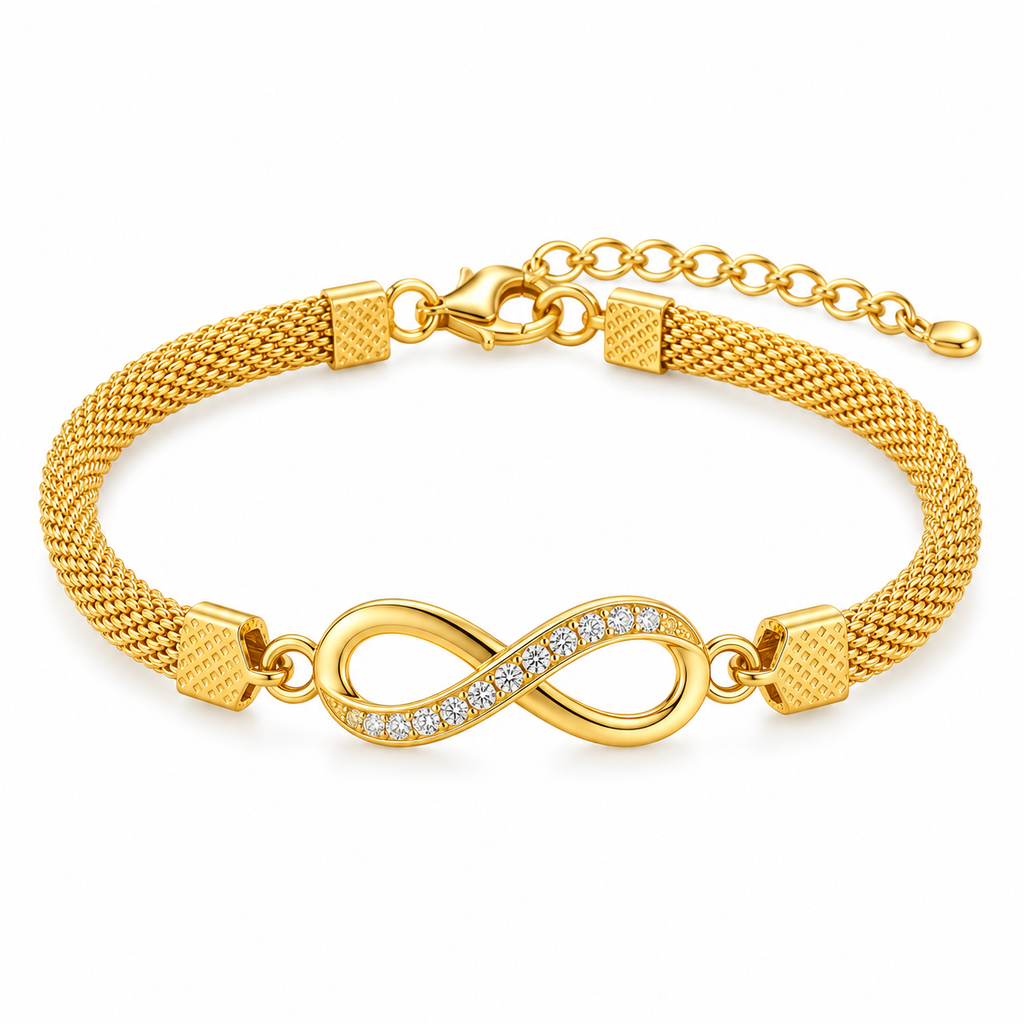 TEOT™  Premium Gold-Plated Infinity Adjustable Bracelet | Free Premium Jewelry box