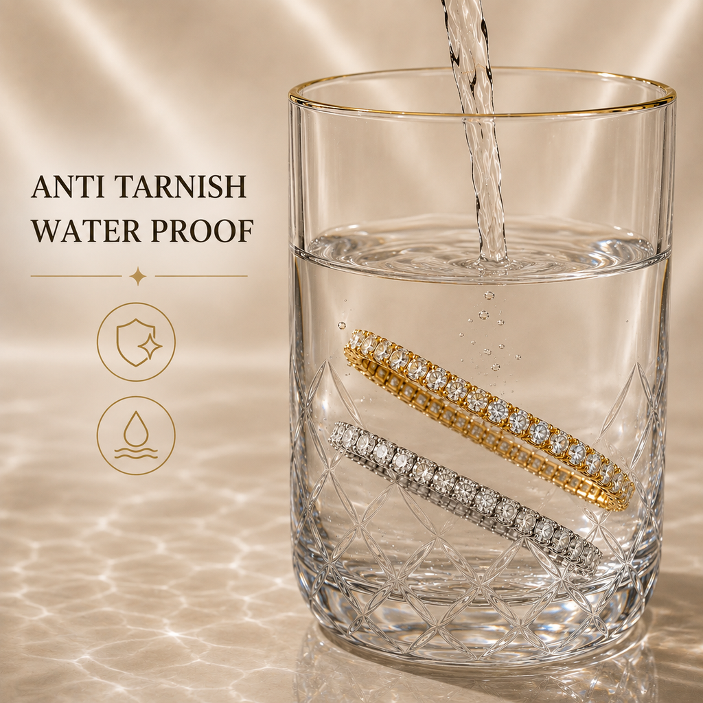 TEOT™ Gold & Silver Plated Bracelet Duo | Free Premium Jewelry Box