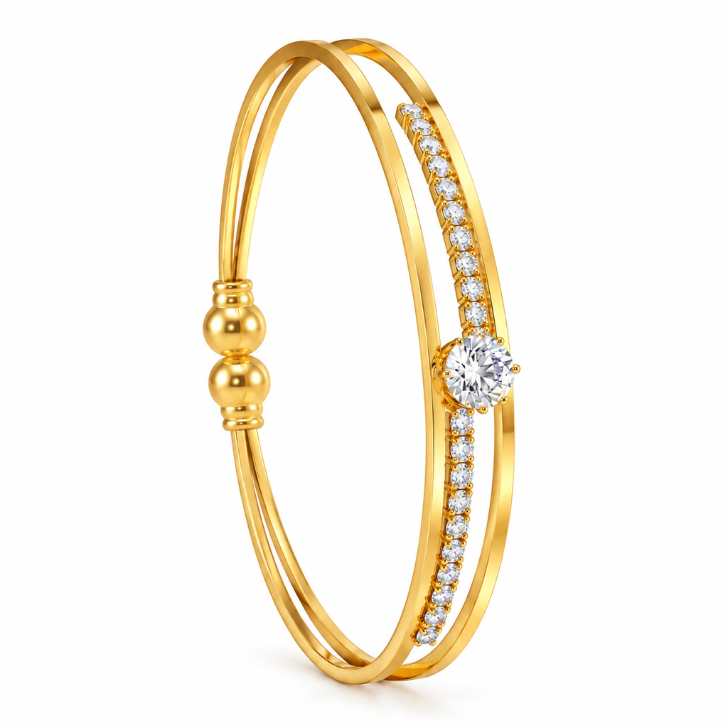 Élan Gold-Plated Adjustable Bracelet