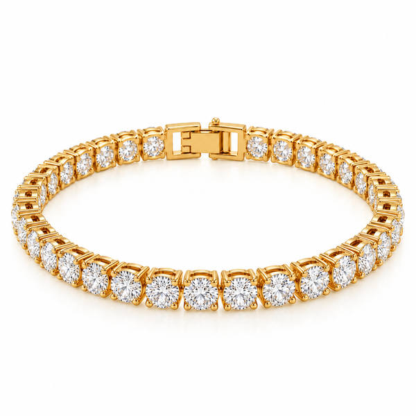 Gold Tennis Bracelet