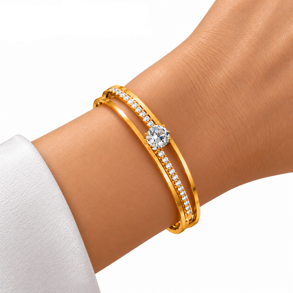 Élan Gold-Plated Adjustable Bracelet