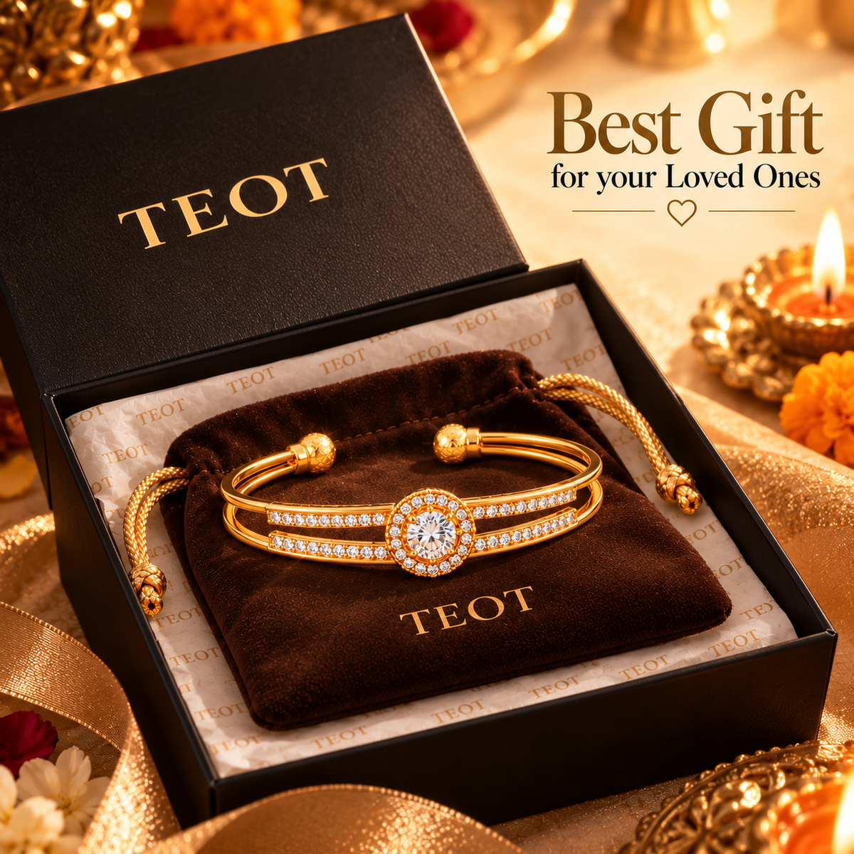 TEOT Premium Round Diamond Bracelet